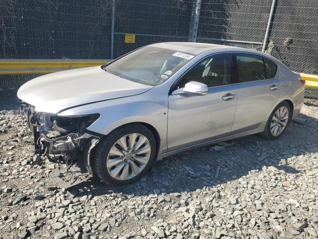 ACURA RLX SPORT 2014 silver  hybrid engine JH4KC2F52EC000312 photo #1