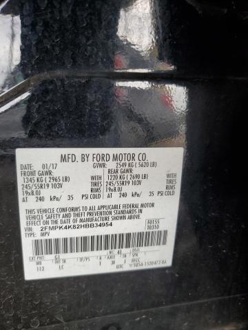 2017 FORD EDGE TITAN - 2FMPK4K82HBB34954