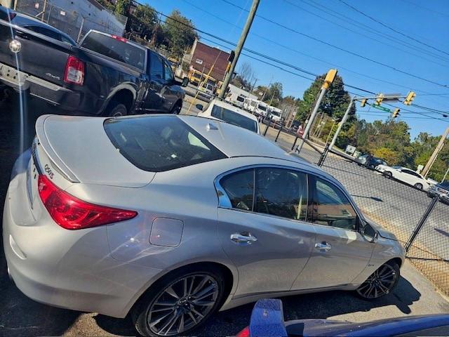 VIN JN1FV7AR9GM450849 2016 Infiniti Q50, Red Sport 400 no.4