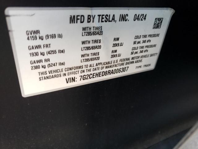 2024 TESLA CYBERTRUCK 7G2CEHED8RA006307