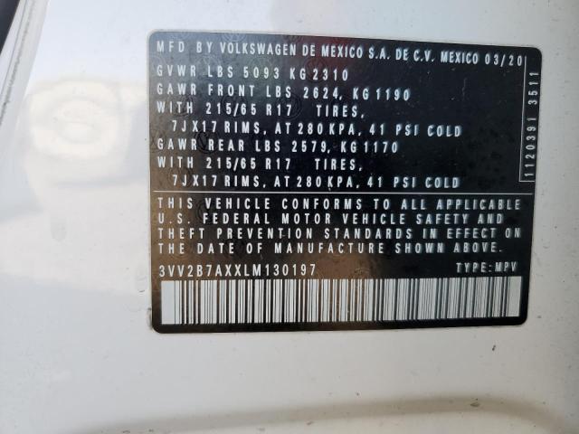 2020 VOLKSWAGEN TIGUAN SE - 3VV2B7AXXLM130197