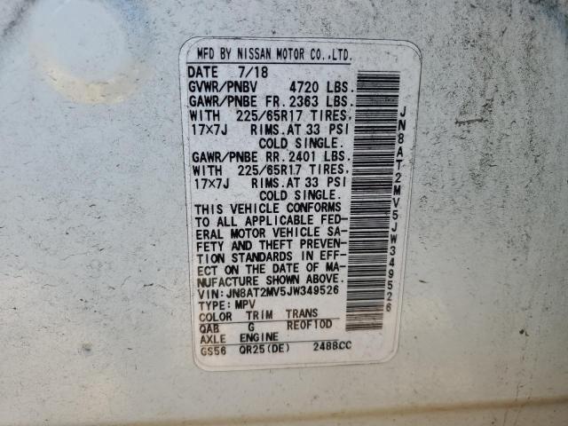 2018 NISSAN ROGUE S - JN8AT2MV5JW349526