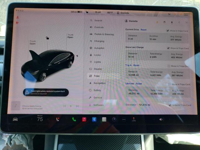 VIN 5YJ3E1EA5JF169892 2018 TESLA MODEL 3 no.9