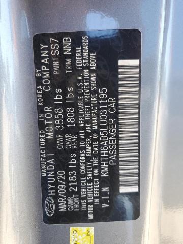 2020 HYUNDAI VELOSTER T KMHTH6AB5LU031195