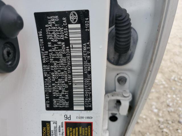 2017 TOYOTA CAMRY LE 4T1BF1FK7HU363384