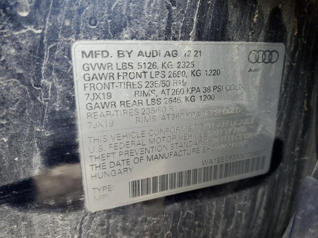 2022 AUDI Q3 PREMIUM - WA1EECF3XN1066917