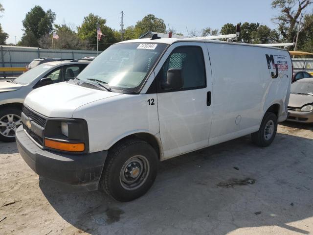 CHEVROLET EXPRESS G2 2017 white  flexible fuel 1GCWGAFFXH1173716 photo #1