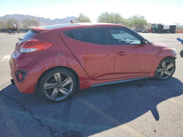 HYUNDAI VELOSTER T 2013 red coupe 3d gas KMHTC6AE5DU163819 photo #4