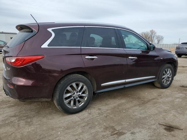 INFINITI QX60 2015 burgundy  gas 5N1AL0MM4FC559305 photo #4