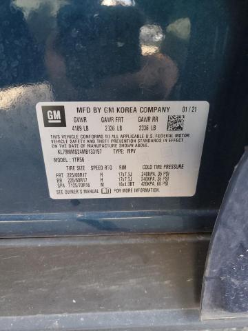 2021 CHEVROLET TRAILBLAZE - KL79MMS24MB133157