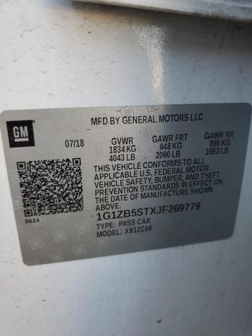 2018 CHEVROLET MALIBU LS - 1G1ZB5STXJF269779
