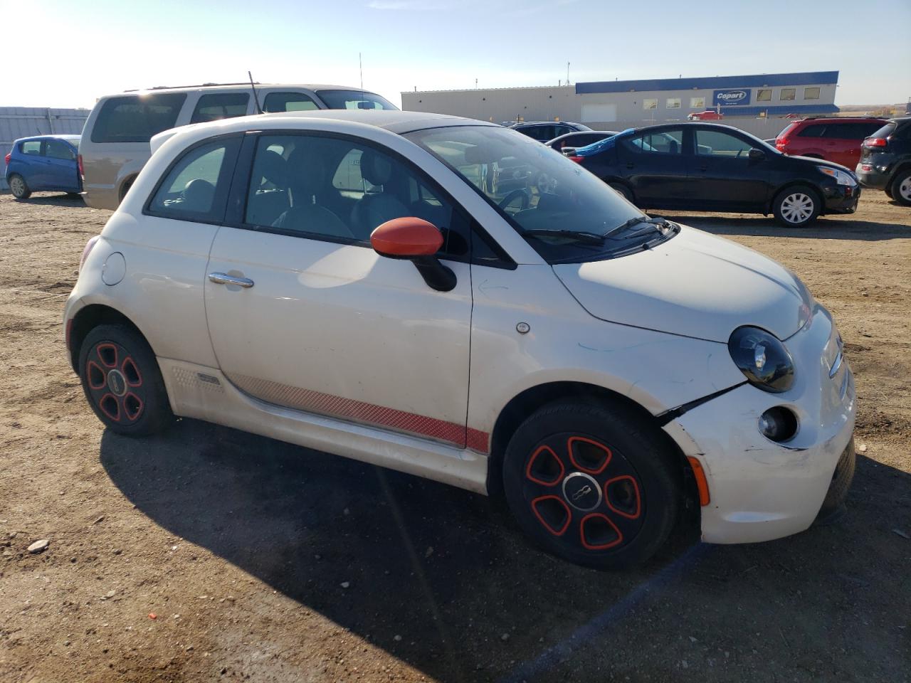 Lot #2935743836 2016 FIAT 500 ELECTR