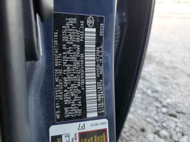 2015 TOYOTA CAMRY HYBR - 4T1BD1FK5FU148198
