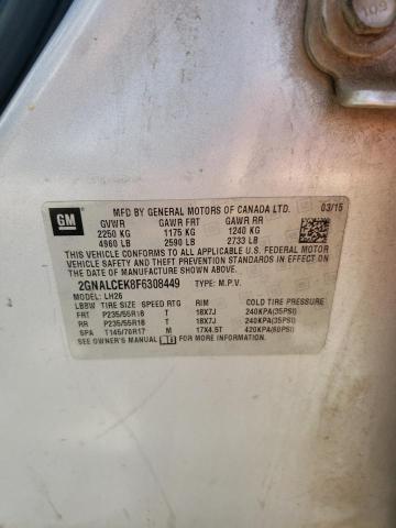 2015 CHEVROLET EQUINOX LT - 2GNALCEK8F6308449