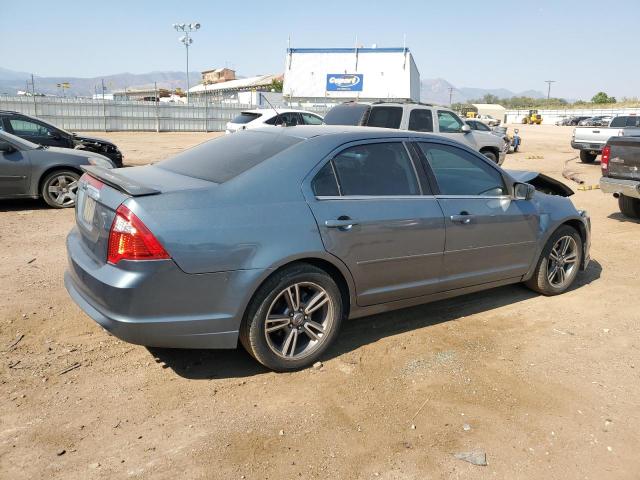 FORD FUSION SEL 2012 teal  gas 3FAHP0JA0CR400334 photo #4