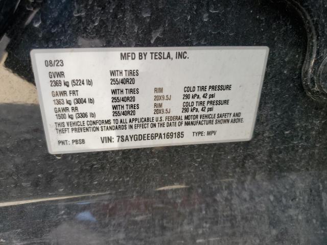 2023 TESLA MODEL Y - 7SAYGDEE6PA169185