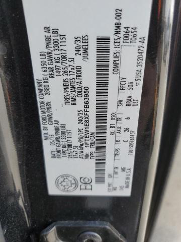 2015 FORD F150 SUPER - 1FTEW1E8XFFB63950