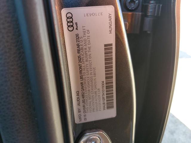 2017 AUDI S3 PREMIUM - WAUB1GFF7H1019304