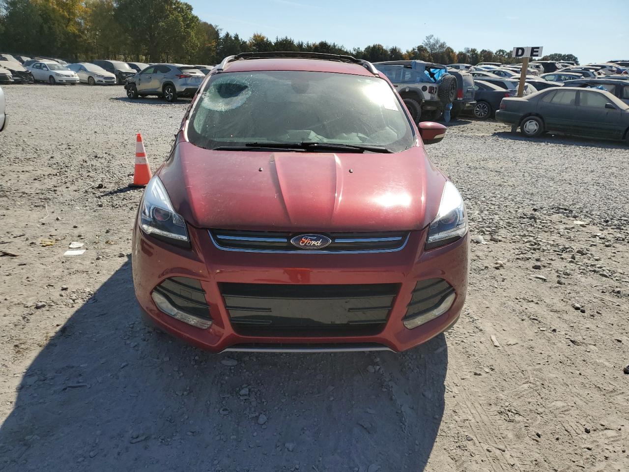 Lot #3024236884 2013 FORD ESCAPE TIT