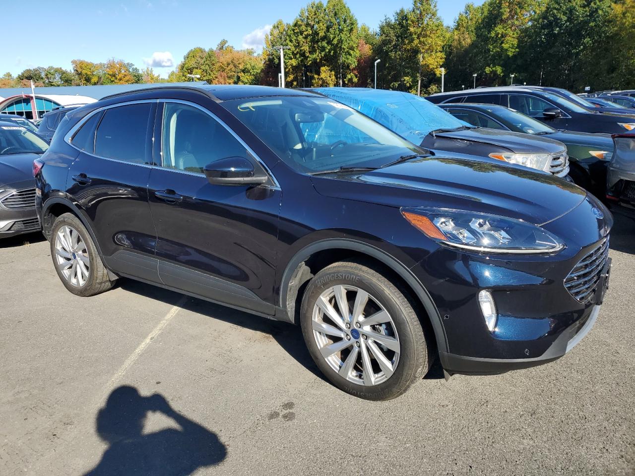 Lot #2976867273 2021 FORD ESCAPE TIT