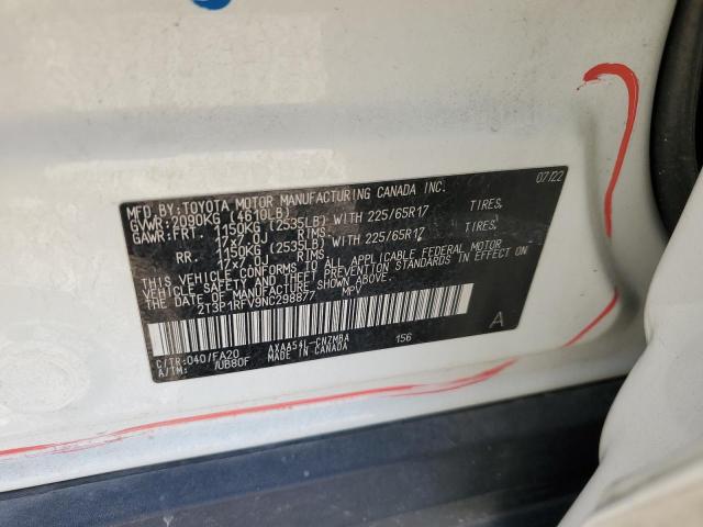 2022 TOYOTA RAV4 XLE - 2T3P1RFV9NC298877
