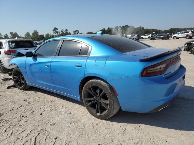 DODGE CHARGER SX 2016 blue  flexible fuel 2C3CDXHG0GH163298 photo #3