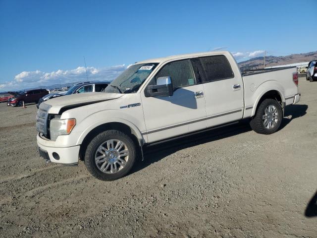 FORD F150 SUPER 2009 cream crew pic flexible fuel 1FTPW14V99FB16140 photo #1