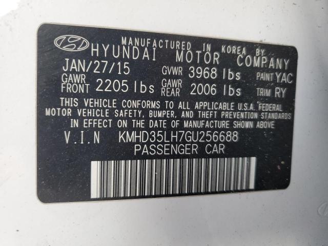 VIN KMHD35LH7GU256688 2016 Hyundai Elantra no.13