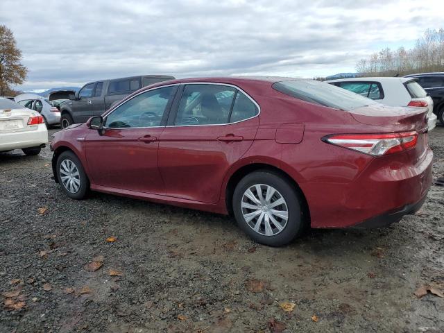 TOYOTA CAMRY LE 2018 burgundy  hybrid engine 4T1B31HK6JU502271 photo #3