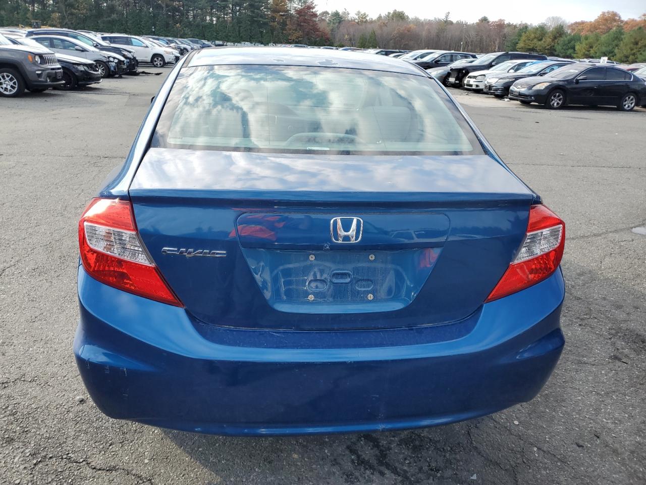 Lot #2928138422 2012 HONDA CIVIC EX