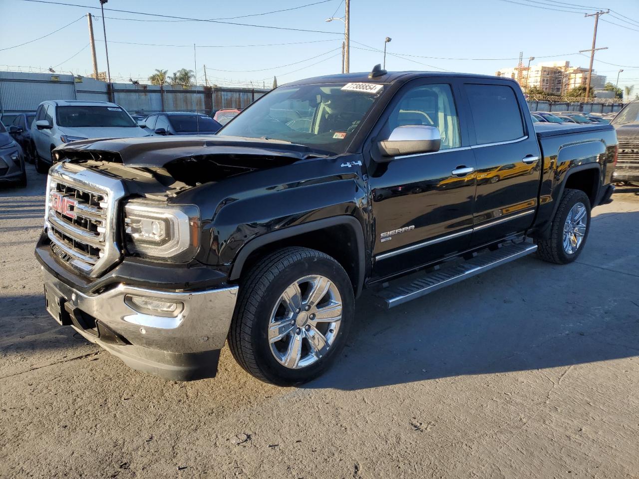 GMC SIERRA K15 2018 black  gas 3GTU2NER8JG336489 photo #1