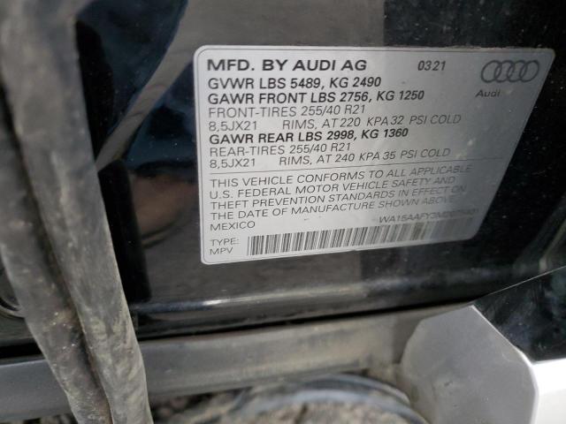 2021 AUDI Q5 SPORTBA - WA15AAFY3M2075401