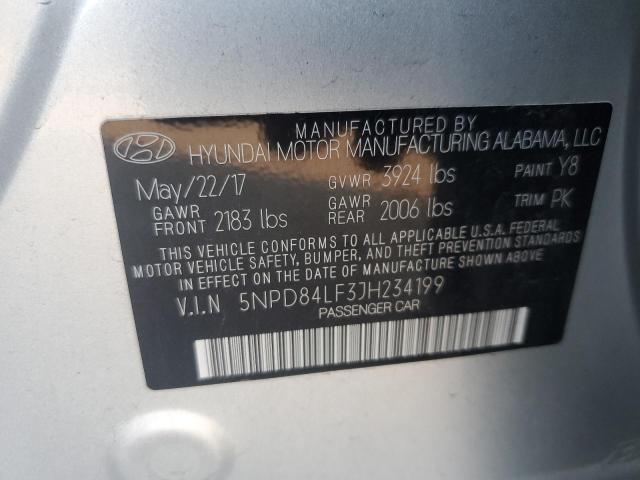 2018 HYUNDAI ELANTRA SE - 5NPD84LF3JH234199