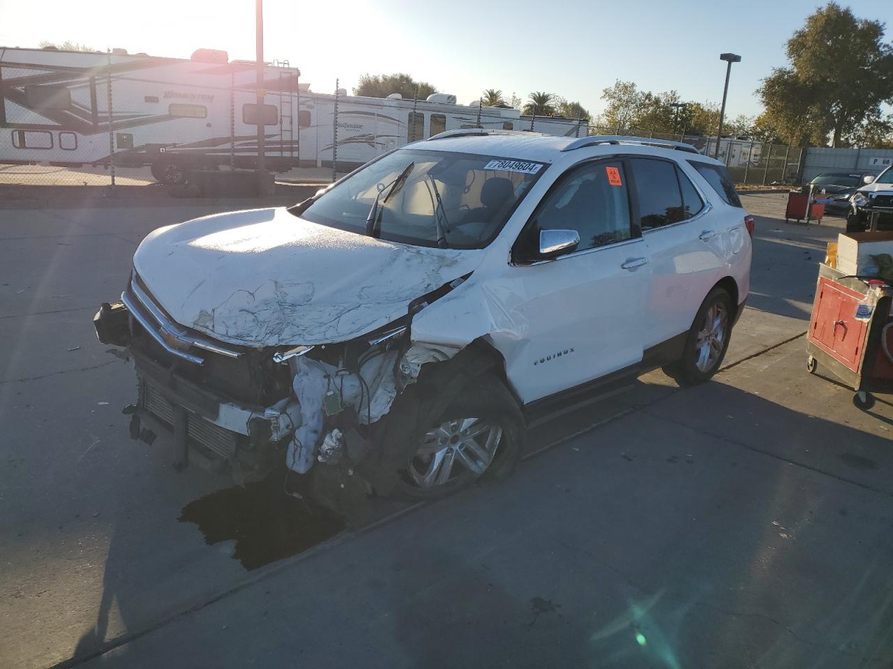 Lot #2991188108 2021 CHEVROLET EQUINOX PR