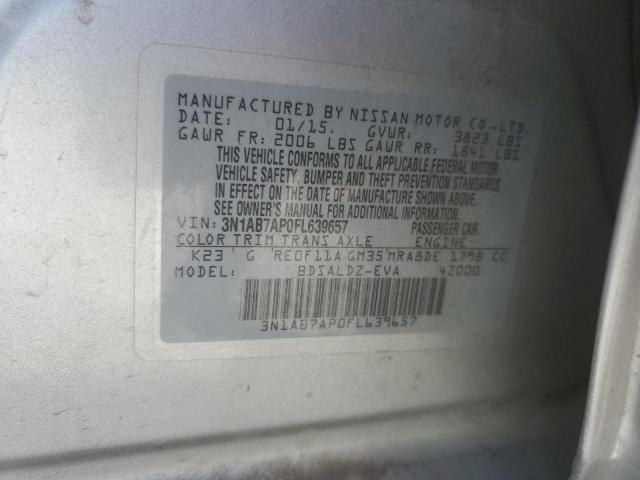 2015 NISSAN SENTRA S - 3N1AB7AP0FL639657