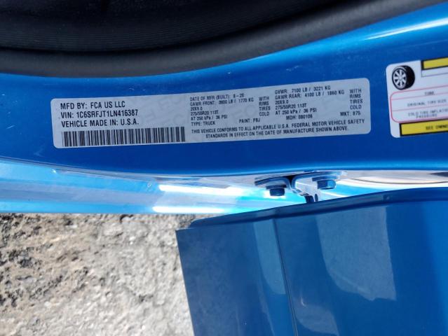 2020 RAM 1500 LARAM - 1C6SRFJT1LN416387