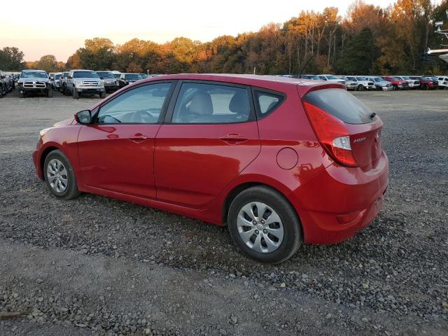 HYUNDAI ACCENT SE 2016 red hatchbac gas KMHCT5AE5GU285918 photo #3