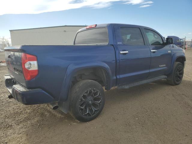 TOYOTA TUNDRA CRE 2014 blue crew pic gas 5TFHY5F19EX335619 photo #4