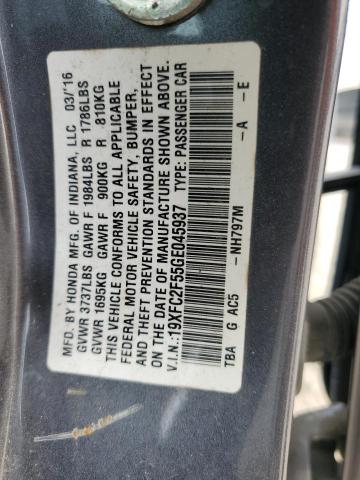 2016 HONDA CIVIC LX - 19XFC2F55GE045937