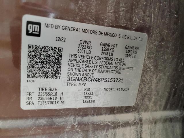 2023 CHEVROLET BLAZER 2LT - 3GNKBCR46PS153731