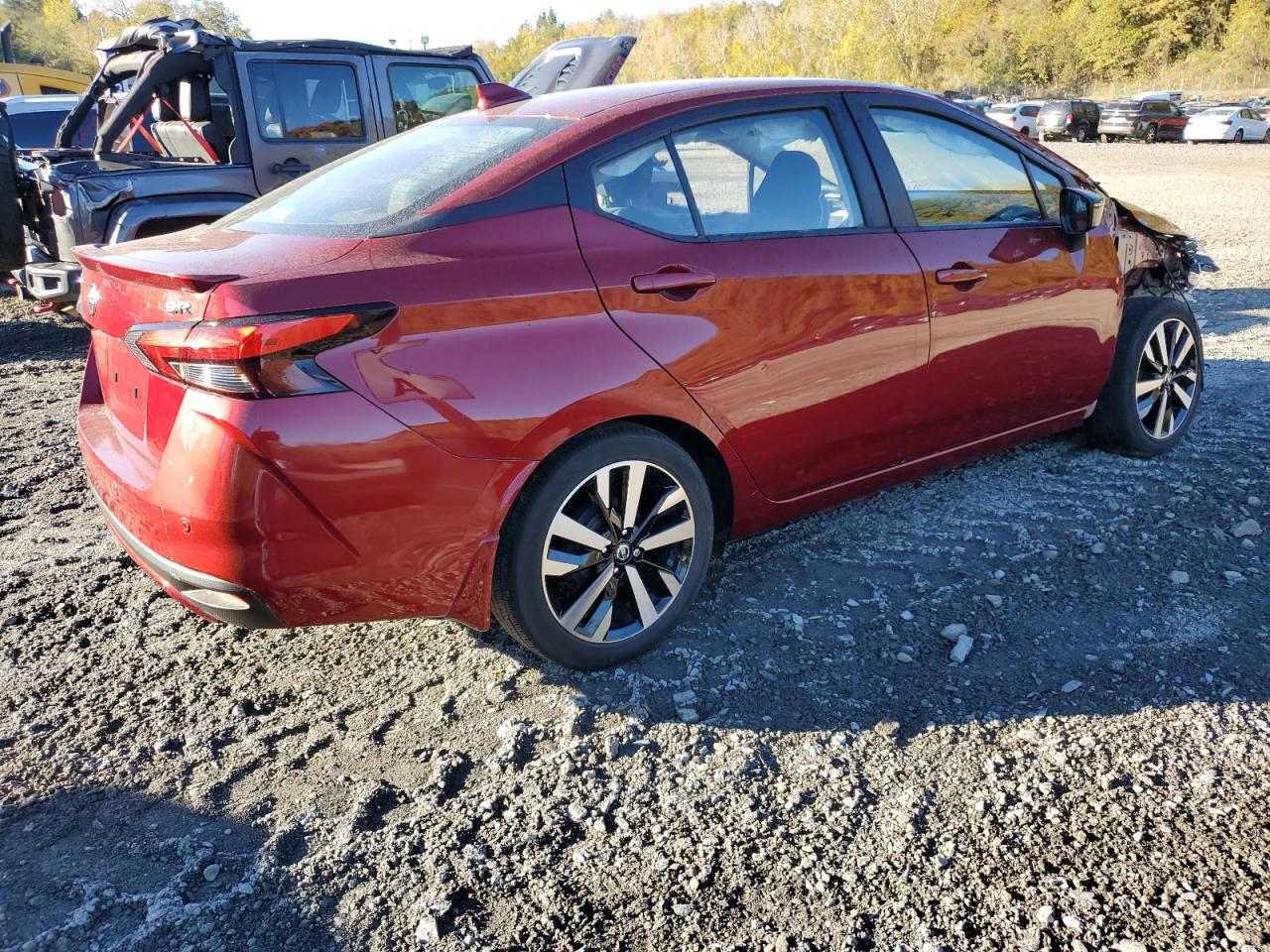 Lot #2923652596 2021 NISSAN VERSA SR