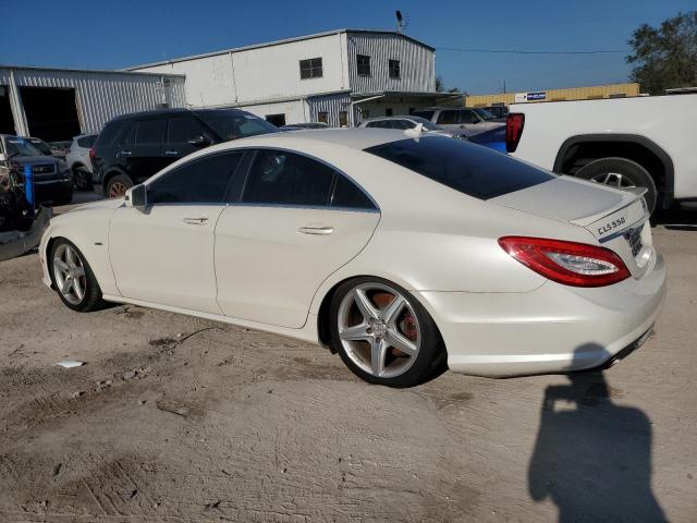 MERCEDES-BENZ CLS 550 2012 white sedan 4d gas WDDLJ7DB6CA044023 photo #3