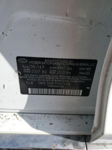 VIN 5NPE34AF7FH071716 2015 Hyundai Sonata, Sport no.13