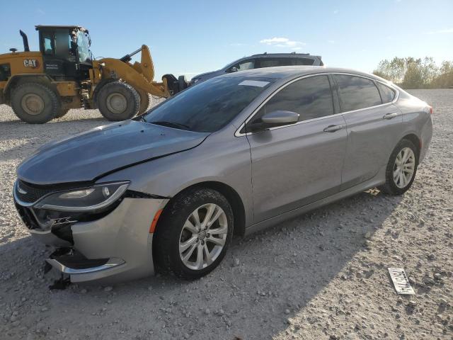 CHRYSLER 200 LIMITE 2015 silver  gas 1C3CCCAB2FN596878 photo #1