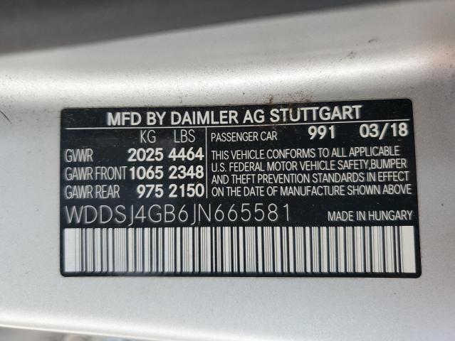 2018 MERCEDES-BENZ CLA 250 4M - WDDSJ4GB6JN665581