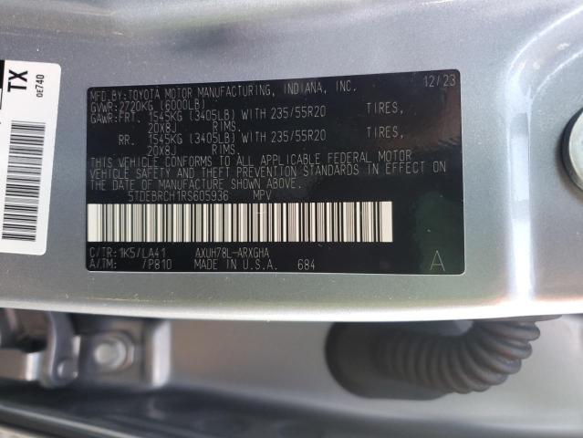 2024 TOYOTA HIGHLANDER - 5TDEBRCH1RS605936