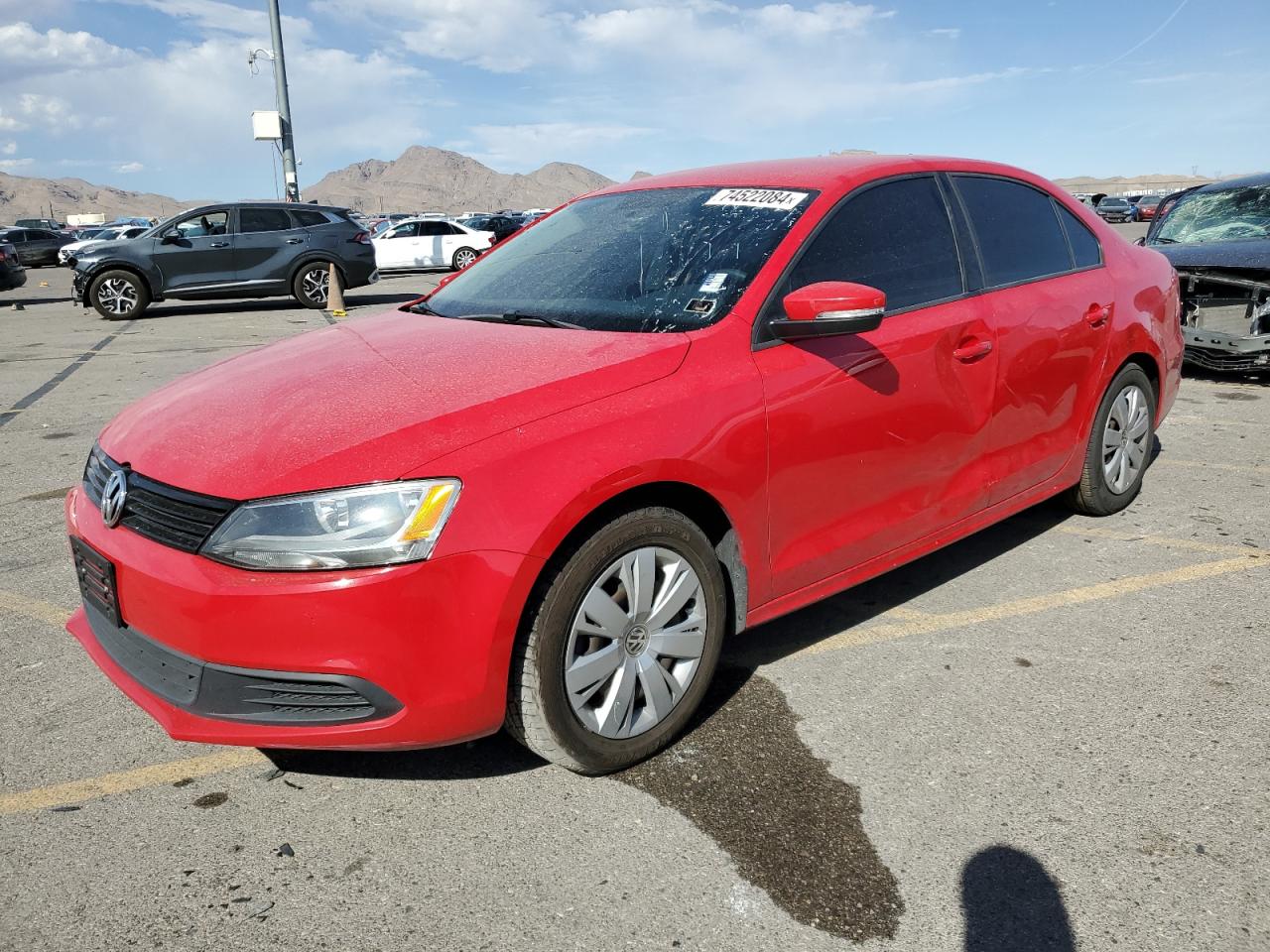 Lot #2909776365 2014 VOLKSWAGEN JETTA SE