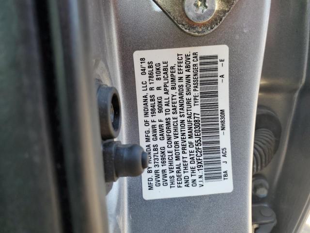 2018 HONDA CIVIC LX - 19XFC2F55JE030877