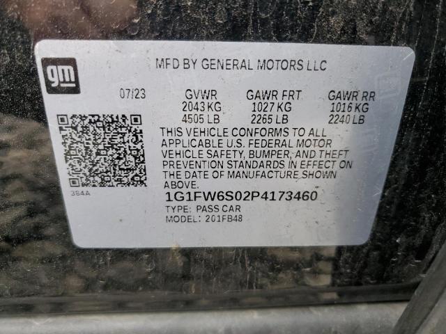 VIN 1G1FW6S02P4173460 2023 Chevrolet Bolt, 1LT no.12