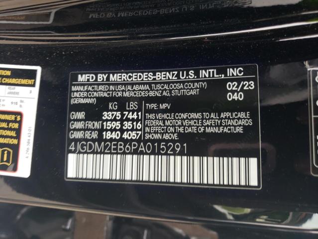 VIN 4JGDM2EB6PA015291 2023 Mercedes-Benz EQS, 450 4... no.12